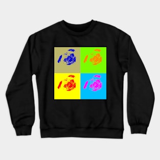 pug andy warhole style pop art Crewneck Sweatshirt